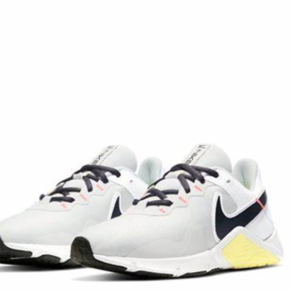 Nike  Legend Essential White and Yellow Sneakers